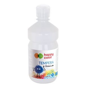 Farba Tempera Happy Color Premium 500ml, Biała