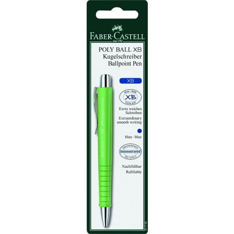 Długopis Faber-Castell Poly Ball, mix kolorów, XB - 2