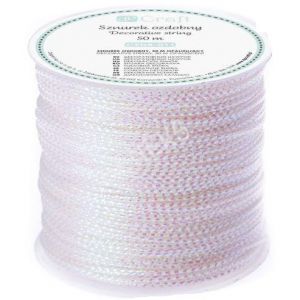 Sznurek ozdobny dpCraft Opalizujący, 50m