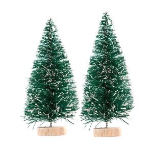 Choinki dekoracyjne dpCraft Zielone 8cm, 2szt