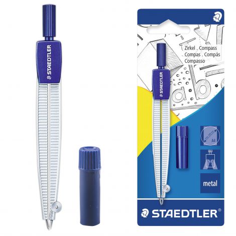 Cyrkiel Staedtler szkolny z etui na grafity