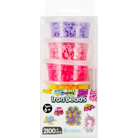 Koraliki do zgrzewania Mega Creative, 2100el, 6 kolorów