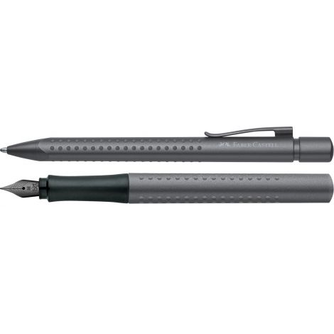 Zestaw Prezentowy Faber-Castell Grip 2011 Edycja Limitowana Pióro + Długopis Antracyt - 2
