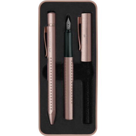 Zestaw Prezentowy Faber-Castell Grip 2011 Edycja Limitowana Pióro + Długopis Złoty Rose Copper