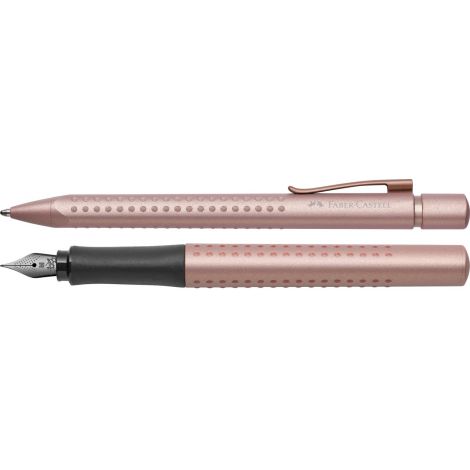 Zestaw Prezentowy Faber-Castell Grip 2011 Edycja Limitowana Pióro + Długopis Złoty Rose Copper - 3