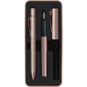 Zestaw Prezentowy Faber-Castell Grip 2011 Edycja Limitowana Pióro + Długopis Złoty Rose Copper