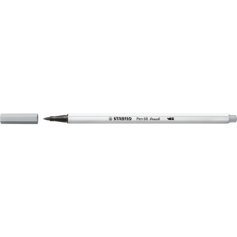 Pisak pędzelkowy Stabilo Brush Pen 68 Szary zimny