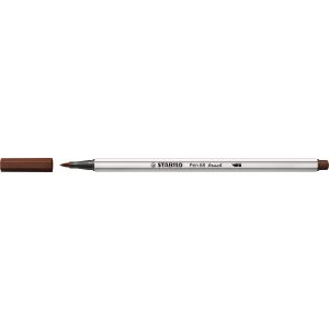 Pisak pędzelkowy Stabilo Brush Pen 68 Brązowy