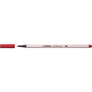 Pisak pędzelkowy Stabilo Brush Pen 68 Czerwony ciemny