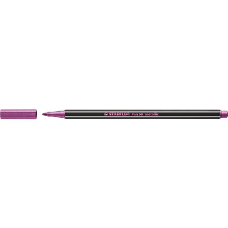 Pisak metaliczny Stabilo Pen 68 1.4mm, Metalic Różowy