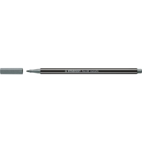 Pisak metaliczny Stabilo Pen 68 1.4mm, Metalic Srebrny