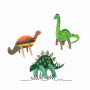 Zestaw kształtów tekturowych Happy Color 3D Dino, 6szt - 4