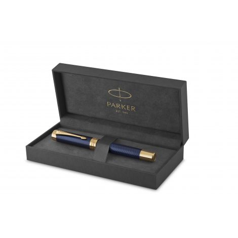 Pióro wieczne Parker Duofold Prestige Blue Chevron - 3