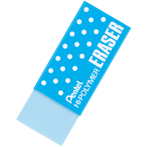 Gumka do mazania Pentel Hi-Polymer, niebieska