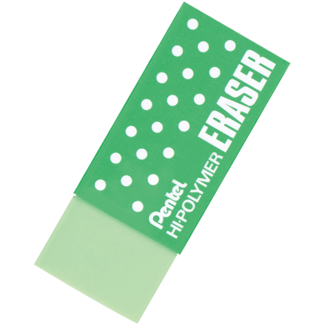 Gumka do mazania Pentel Hi-Polymer, zielona