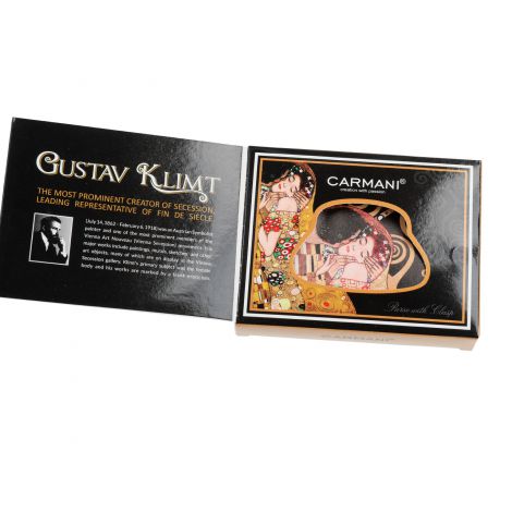 Portfelik Carmani mały - G. Klimt, Pocałunek - 2