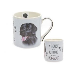 Kubek Carmani 320ml - Black Labrador