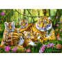 Puzzle Trefl 500el Rodzina Tygrysów - 3
