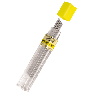 Grafity do ołówków automatycznych Pentel 0.9mm, 2B, 12szt
