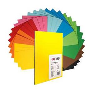Karton kolorowy Happy Color A4/50/170g, 10 kolorów