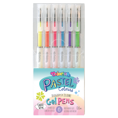 Długopisy żelowe Colorino Pastel, 6 kolorów - 2