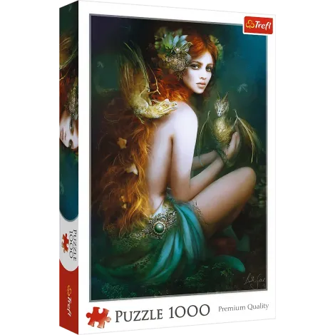 Puzzle Trefl 1000el Przyjaciółka Smoków