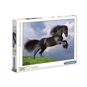 Puzzle Clementoni 500el Fresian Black Horse