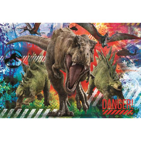 Puzzle Clementoni Maxi 60el Supercolor Jurassic World - 2