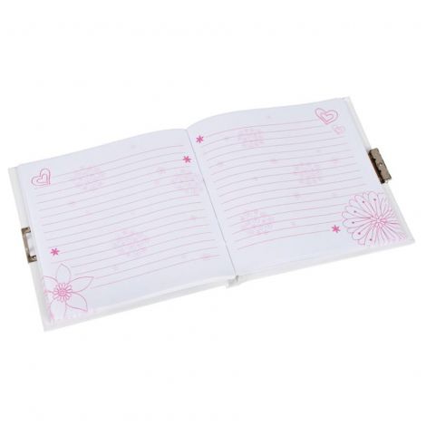 Pamiętnik z kłódką Starpak Valentine 13,5x13,5cm - 2