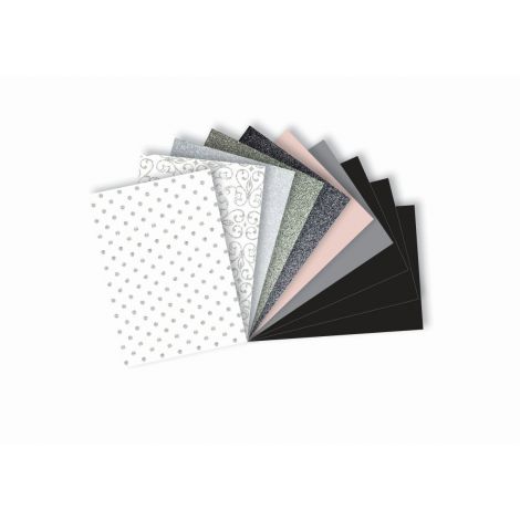 Blok z motywami Happy Color Effect Luxury Silver A4/10/150-230g - 2