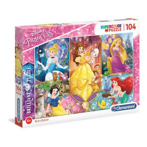 Puzzle Clementoni Brilliant 104el Princess