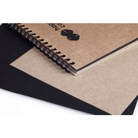 Szkicownik na spirali Happy Color Black&Brown A4/50/80g - 4