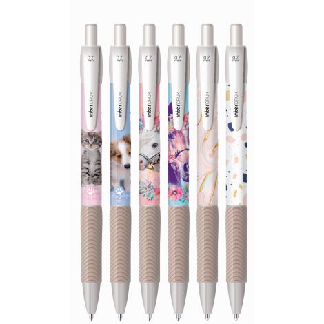 Długopis żelowy Interdruk Sweet, 0.7mm Niebieski