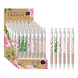 Długopis żelowy Interdruk Trend, 0.7mm Niebieski