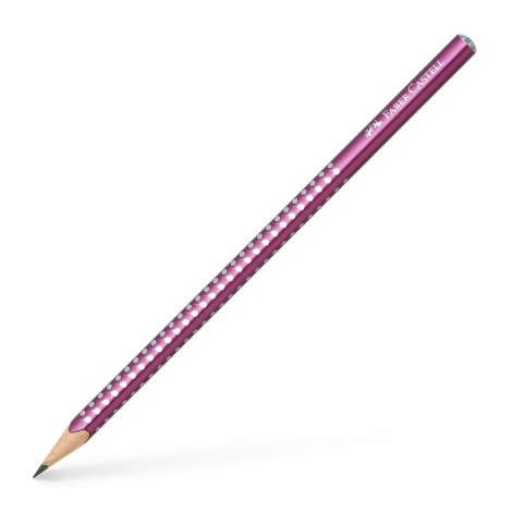 Ołówek Faber-Castell Sparkle Pearl, B, bordowy - 2