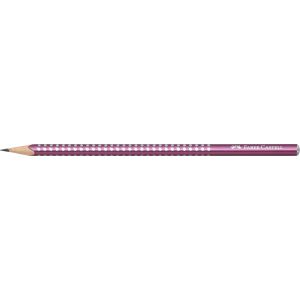 Ołówek Faber-Castell Sparkle Pearl, B, bordowy