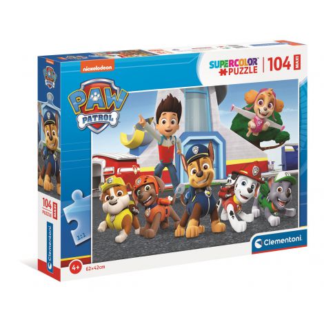 Puzzle Clementoni Maxi 104el Supercolor Paw Patrol
