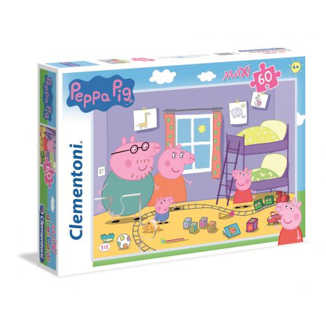 Puzzle Clementoni Maxi 60el Supercolor Peppa Pig