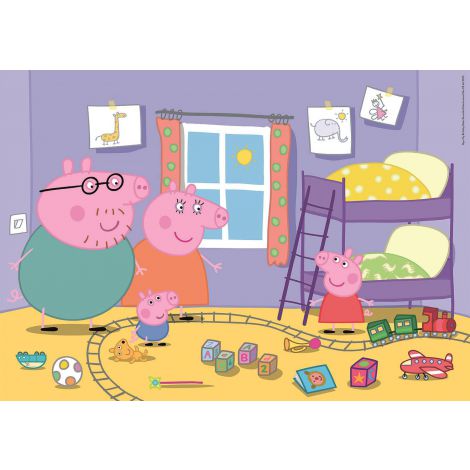 Puzzle Clementoni Maxi 60el Supercolor Peppa Pig - 2