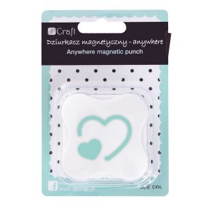 Dziurkacz magnetyczny dpCraft Anywhere 3,8cm Serca