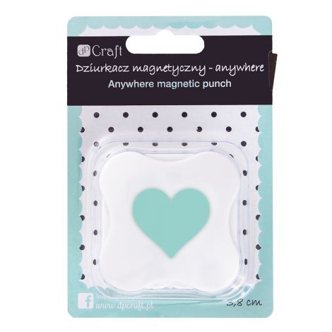 Dziurkacz magnetyczny dpCraft Anywhere 3,8cm Serce