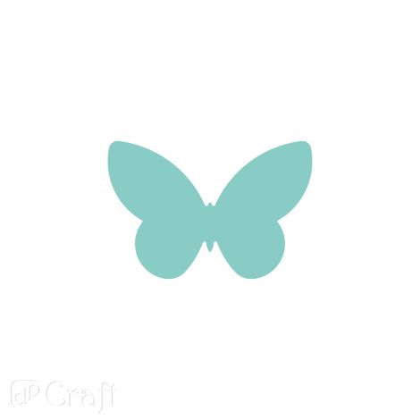 Dziurkacz magnetyczny dpCraft Anywhere 3,8cm Motyl - 2