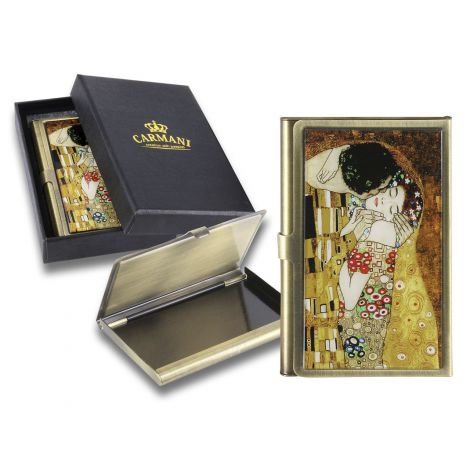 Wizytownik Carmani - G.Klimt, Pocałunek