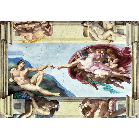 Puzzle Trefl 1000el Stworzenie Adama - 2