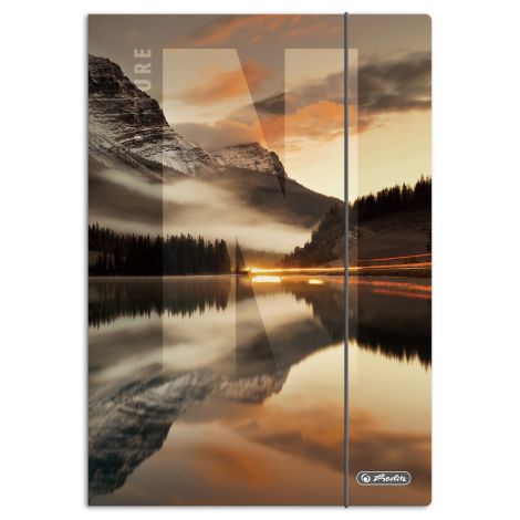Teczka Herlitz A4 z gumką, Nature