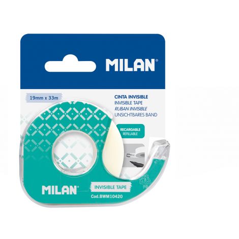 Taśma niewidoczna Milan 19mm x 33m, z dyspenserem