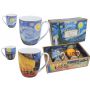 Komplet dwóch kubków Carmani 450ml - V. van Gogh, Taras kawiarni nocą i Gwiaździsta Noc - 2