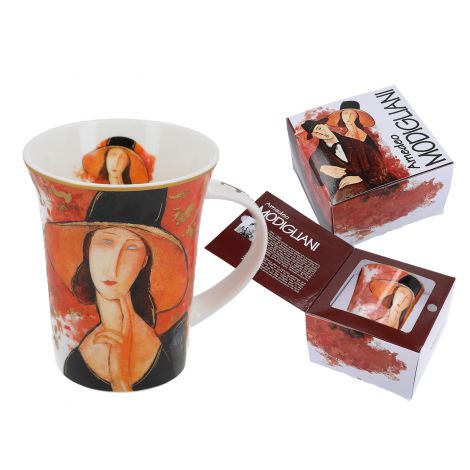 Kubek Carmani 350ml - A. Modigliani, Kobieta w kapeluszu