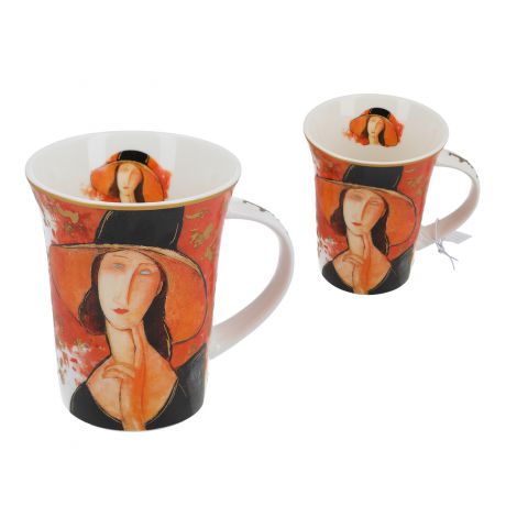 Kubek Carmani 350ml - A. Modigliani, Kobieta w kapeluszu - 2