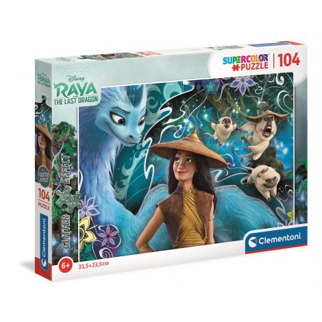 Puzzle Clementoni 104el Raya And The Last Dragon z ozdobami